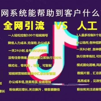 抖音快手短视频引流涨粉 群控点赞评论转发私信