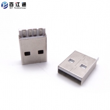USB2.0短体公头/USB2.0焊线式公头