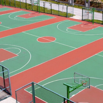 广东肇庆佛山硅pu塑胶篮球场每平方米价格施工