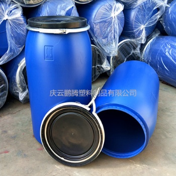 160公斤塑料桶大口蓝色160kg塑料桶