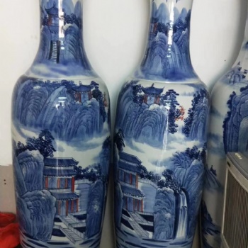西安山水开业大花瓶销售，西安瓷器花瓶专卖店，1.5米落地花瓶