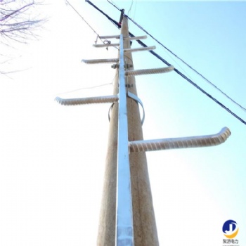 山东聚源原厂家生产电线杆爬梯安全爬梯抱箍式爬梯