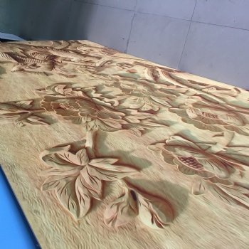 木门雕刻机木板图案uv打印机