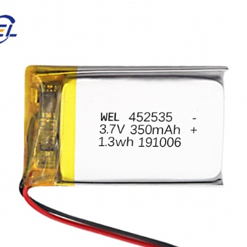 旭航城 OBD车载锂电池 3.7V 350mAh 厂家直供 优质锂电池