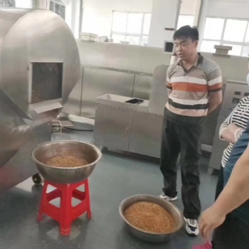 内蒙古炒米设备 全自动流水线炒糜子机器