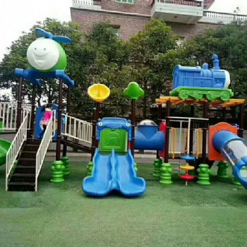 户外儿童滑梯 托马斯飞机多功能儿童组合滑梯 塑料幼儿园滑滑梯厂定做