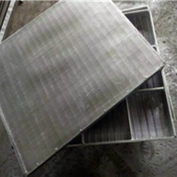 供应定制不锈钢楔形丝网片 条缝筛片 不锈钢筛板