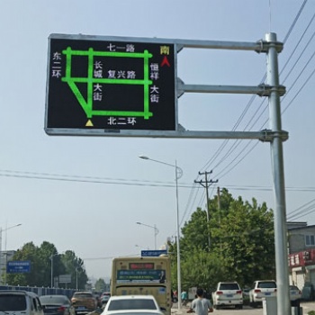 F杆，显示屏杆，诱导屏杆，LED屏杆，滕坤交通设施制造有限公司