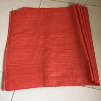 红色大豆编织包装袋、红色饲料包装袋