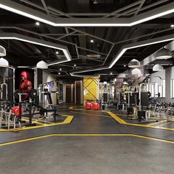 郑州健身房装修—健身房设计要善于抓“重点”