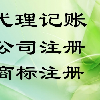 潍坊地区代理记账公司注册