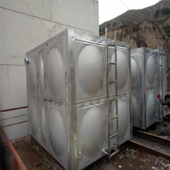 山西晋城不锈钢保温方形水箱 圆形水箱 消防水箱