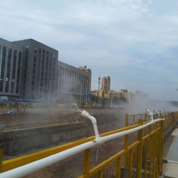 重庆江北绿色环保工地围挡喷淋
