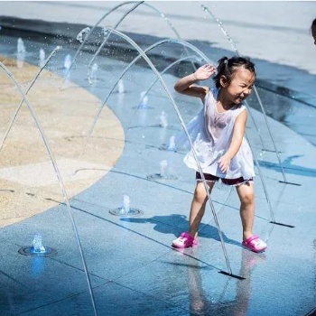 云南昆明广场旱地互动音乐喷泉设计安装公司