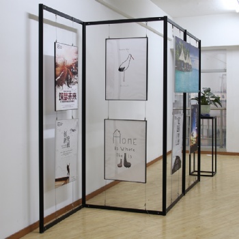 广西新款黑色挂画展架