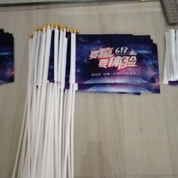 武汉手摇旗制作 专业导游旗制作 手拉旗制作 自行车车旗制作