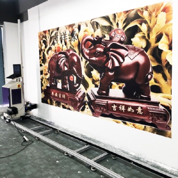 3d墙体彩绘机智能户外大型立体5d广告壁画背景文化墙面喷绘打印机