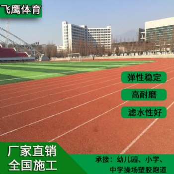 学校新国标优质透气型塑胶跑道工程新国标塑胶跑道材料厂家