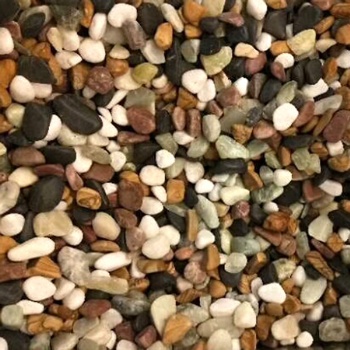 厂家供应五彩石子 水洗石碎石 装饰盆景鱼缸玉石