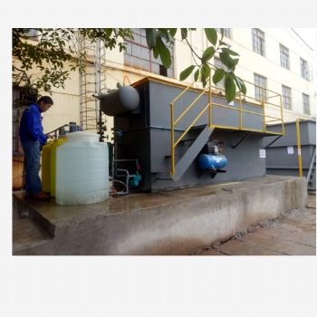 鸭蛋厂污水处理推荐用平流式溶气气浮机设备
