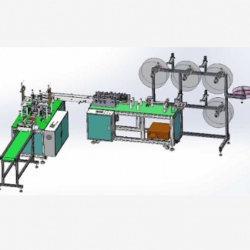 一拖一平面口罩全自动机