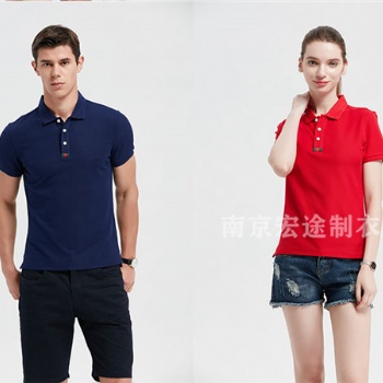 南京POLO衫定做厂家 南京短袖T恤批发 南京文化衫广告衫厂家刺绣