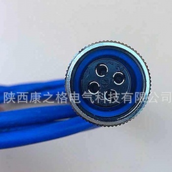 厂家天地kJ90 新款传感器插头线航空插头线4芯