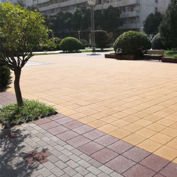宁彤陶瓷透水砖铺装——公园篇