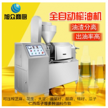 商用智能榨油机花生芝麻油 冷热双用全自动立式榨油机