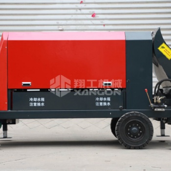 浙江杭州30kw楼层用混凝土泵车 混泥土泵的输送泵 带搅拌混凝土输送泵厂家