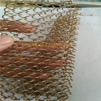 厂家金属装饰网幕墙隔断丝网 现货筛网 螺旋推拉网帘网