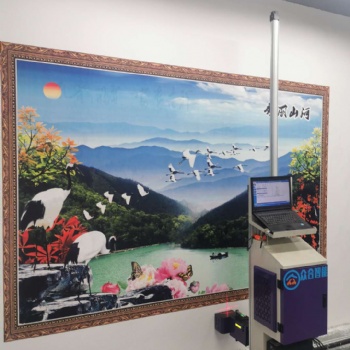 众合智能3D广告壁画打印墙绘全自动墙体喷绘彩绘机器设备