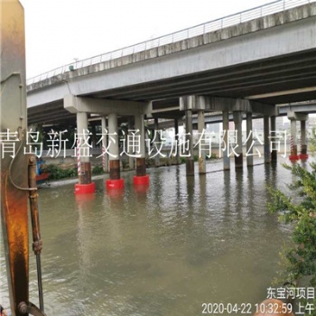 青岛新盛生产自浮式矩形桥梁防船撞设施