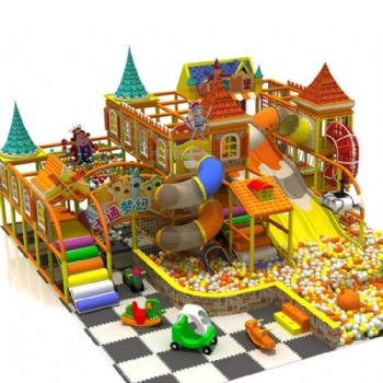 厂家 淘气堡主题风格儿童乐园组合游乐设施