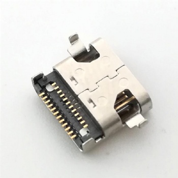 TYPEC 3.1母座24P沉板双排贴片SMT 贴板式 USB连接器有弹无弹