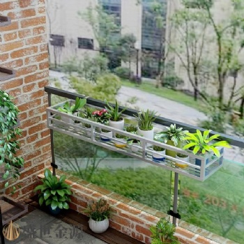 广东阳台外安装不锈钢花架