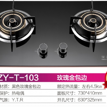 家用燃气灶具、厨卫电器，