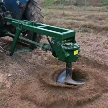 拖拉机悬挂打坑机 种树施肥挖坑机 钻坑机