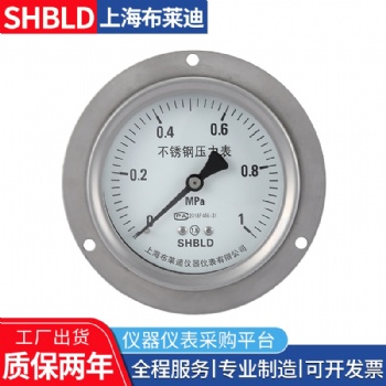 布莱迪YTH-60.M140全不锈钢压力表Y50Y-100B