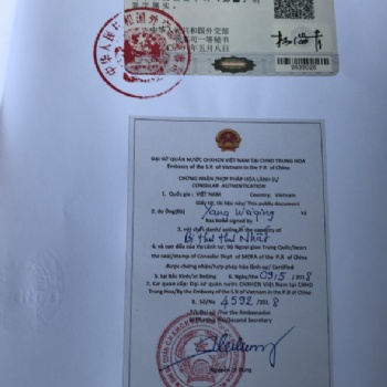 专业办理审计报告越南使馆认证，越南使馆加签，越南认证