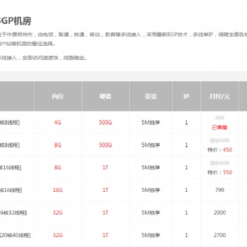 郑州BGP服务器租用送产权，14年IDC服务经验保障
