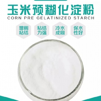 现货供应嘉和牌工业级玉米预糊化淀粉 高纯度变性淀粉
