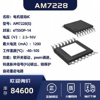 风机单相全波电机驱动器IC-AM7228