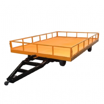 牵引式平板车 车间搬运车 仓储物流牵引平板拖车