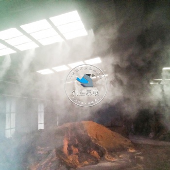 人造雾厂房降尘设备、室内外大气除霾喷雾工艺