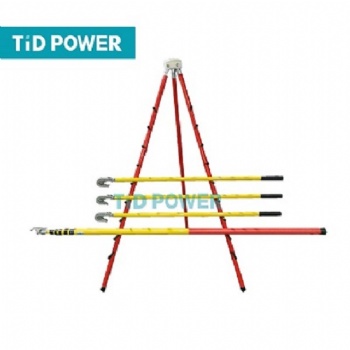 带电作业操作杆地面放置架