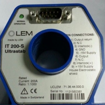 瑞士LEM莱姆电流电压传感器IT200-S高精度传感器LEM代理