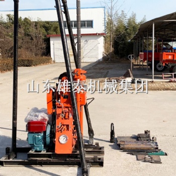 轻便液压钻机液压岩心钻机厂家70米岩芯钻探机山地施工