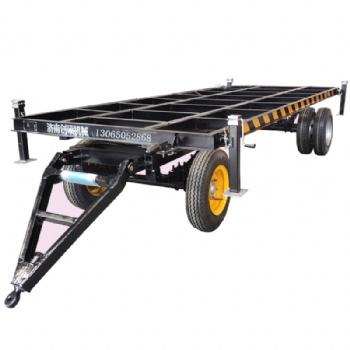 创硕牵引式平板车拖车 厂区周转搬运拖车 重型工具平板拖车CSPC-8
