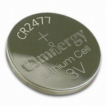 锂锰纽扣电池CR2477